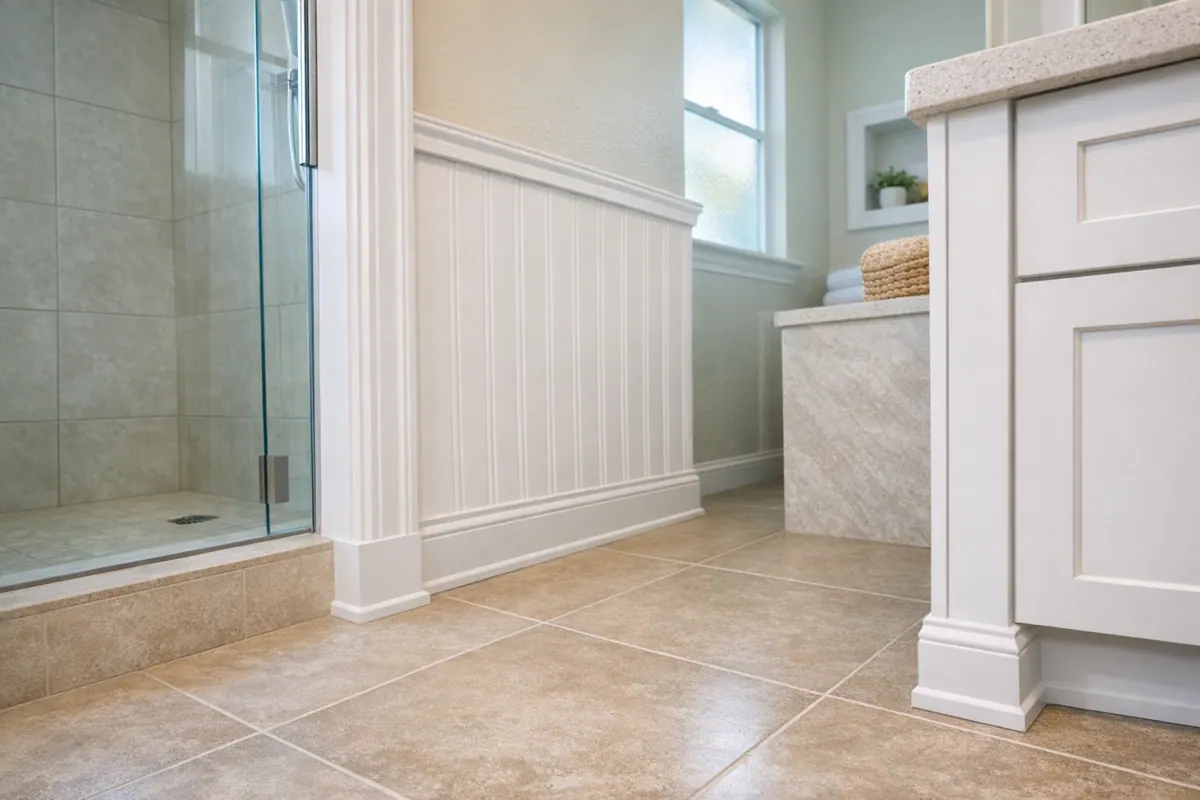 Humidity-ready Florida bathroom trim