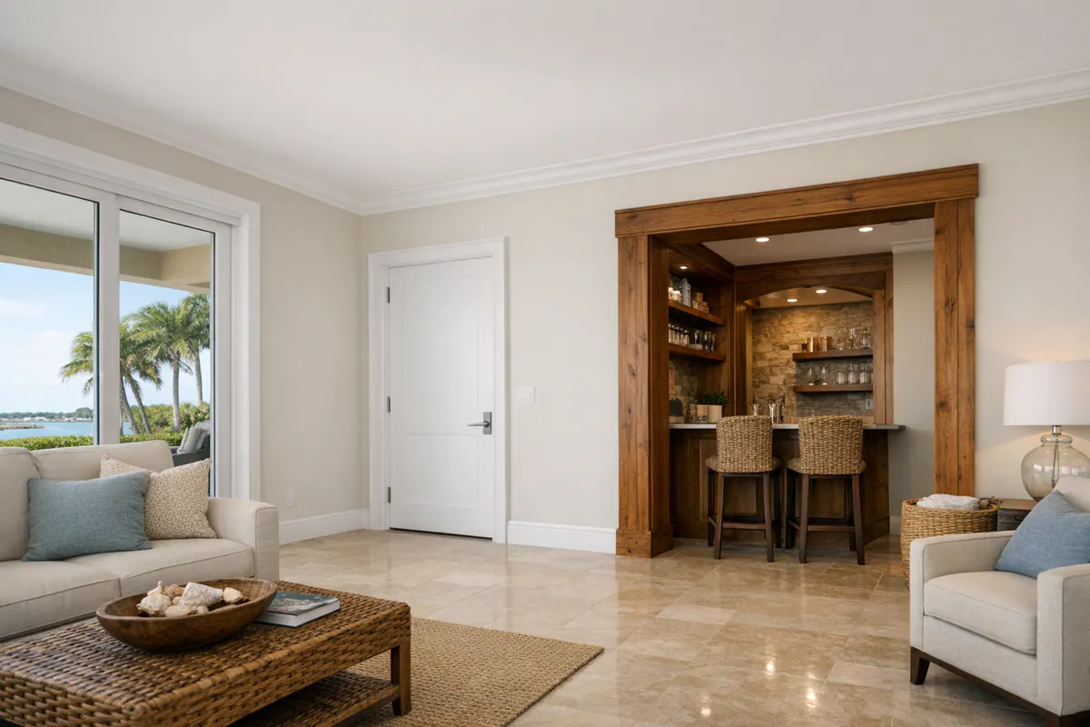 Installed Paint-Grade vs Stain-Grade Trim Comparison