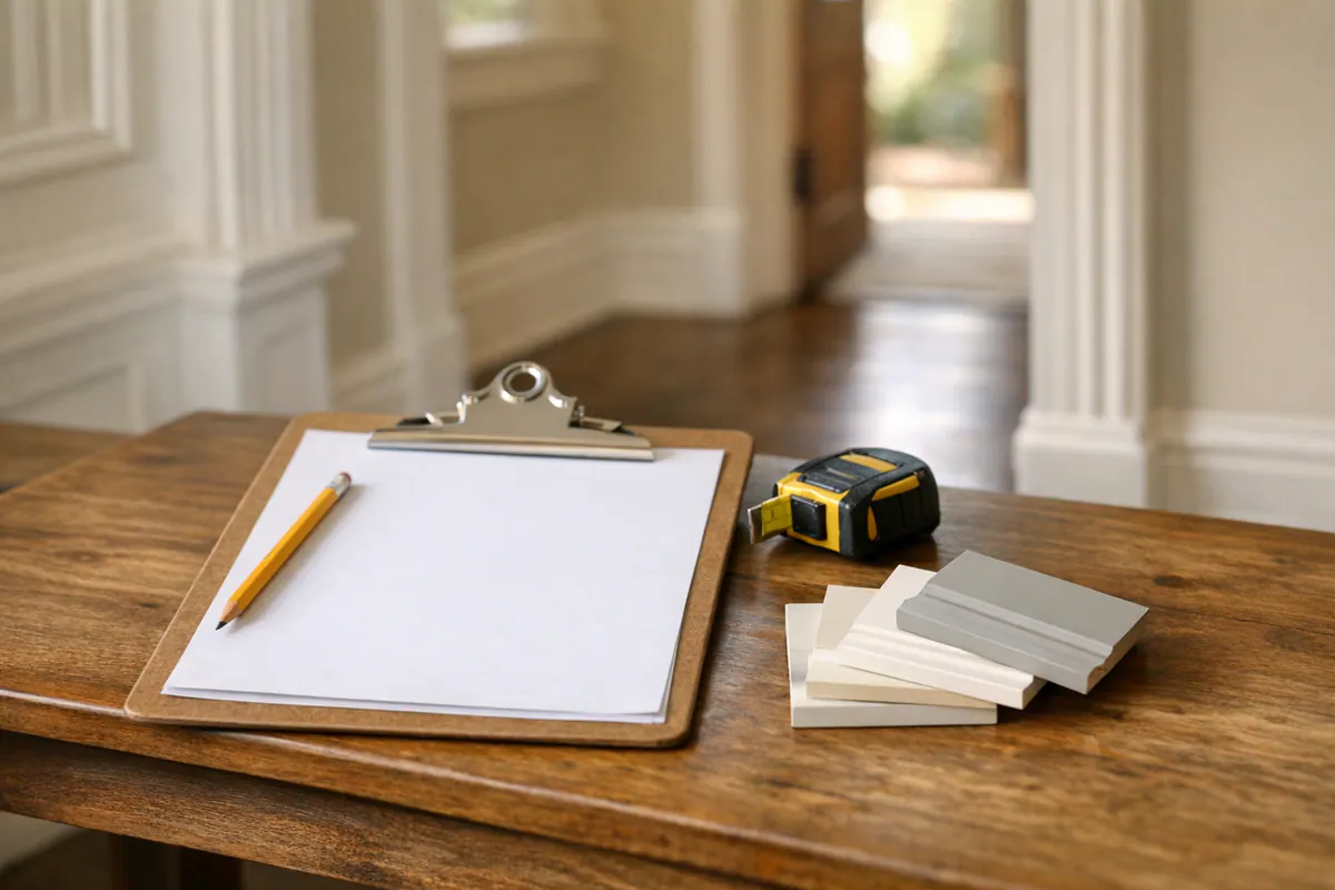 Finish Carpenter Project Planning
